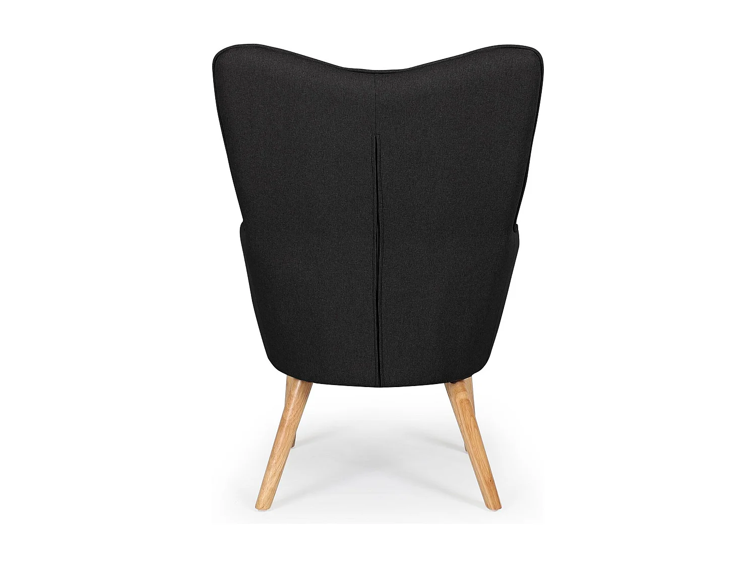 Fauteuil Scandinave "Aimee" 67cm Noir