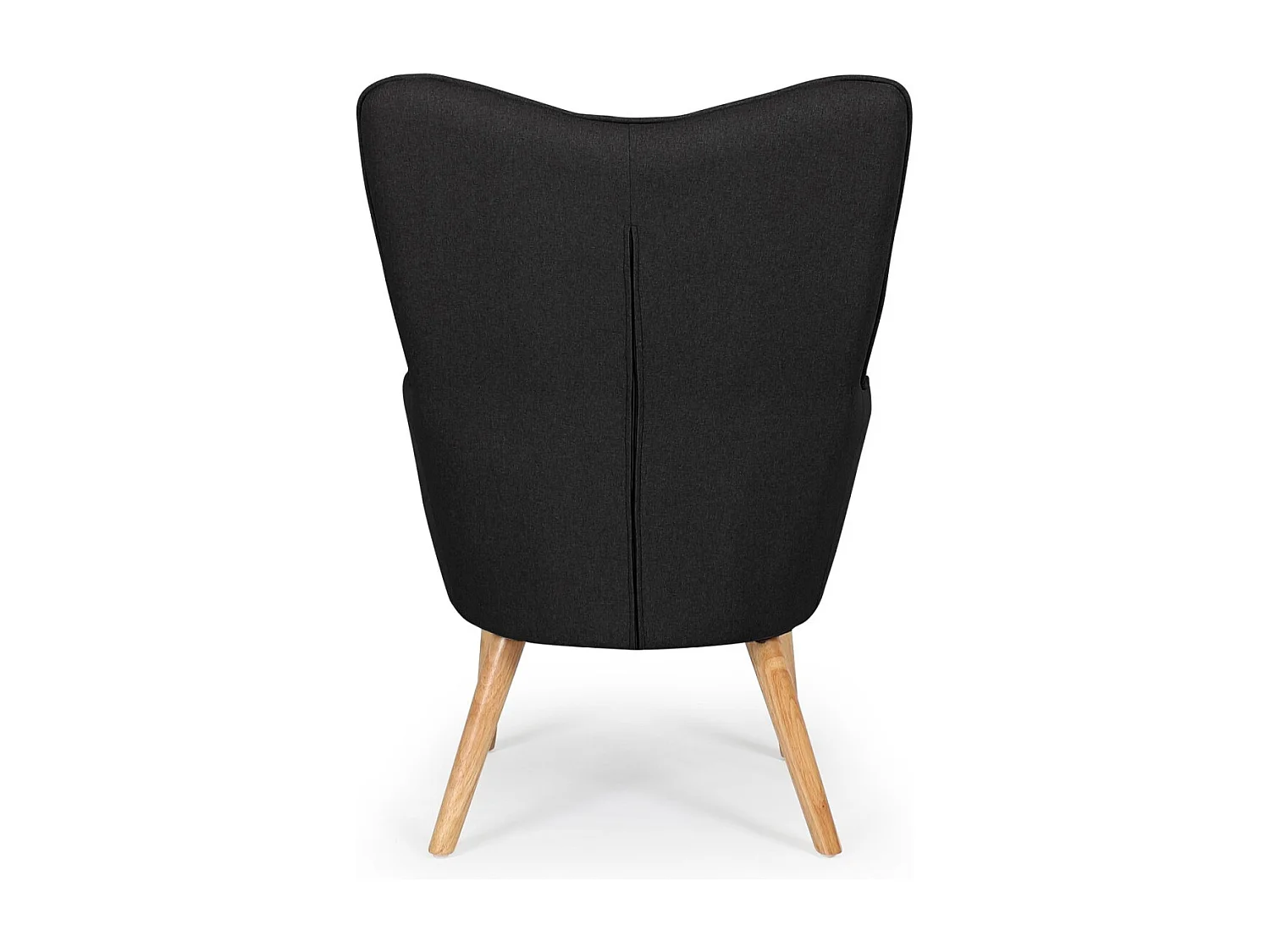 Fauteuil Scandinave "Aimee" 67cm Noir