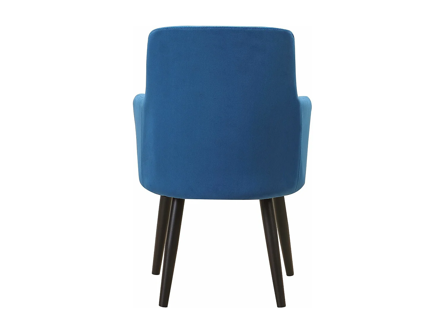 Lot de 2 Fauteuils en Velours "Gitega" 84cm Bleu