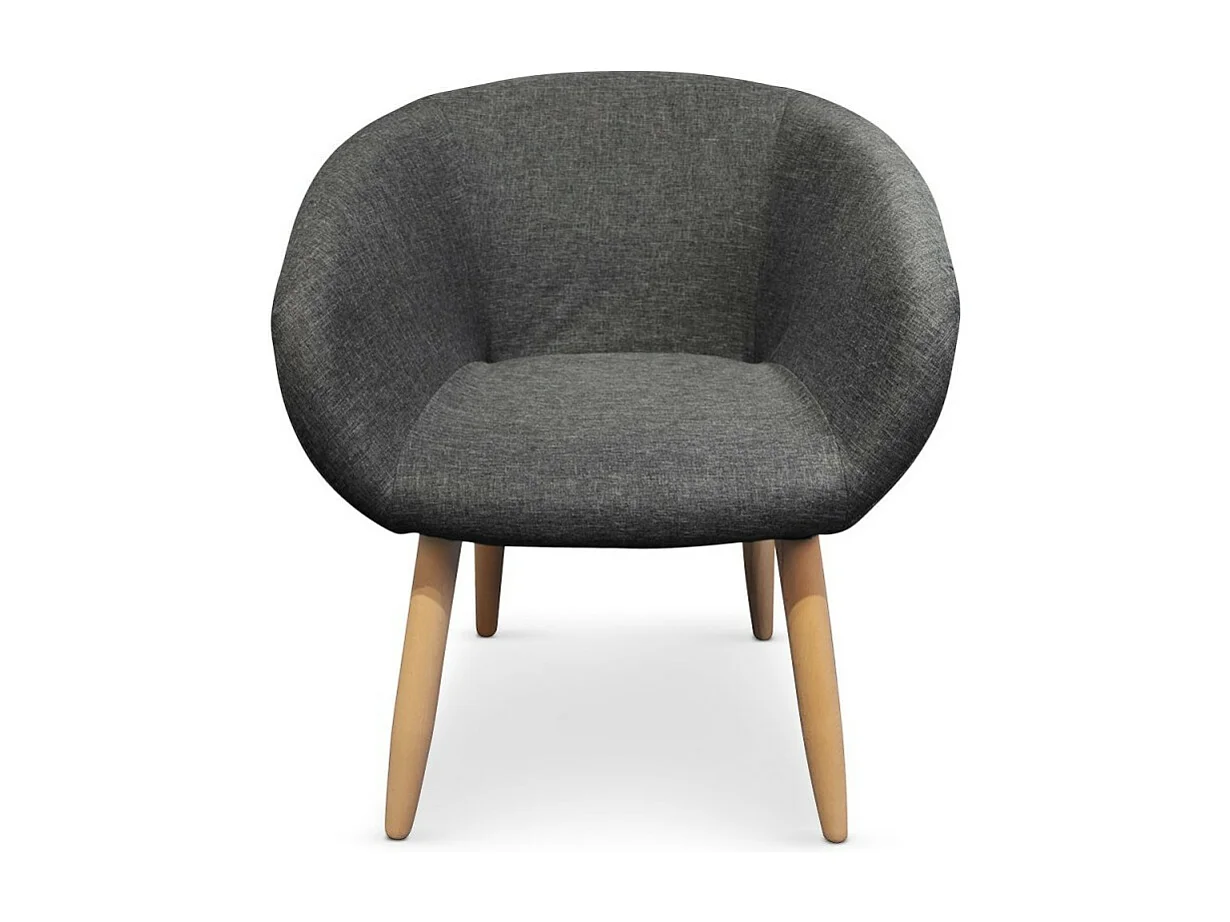 Chaise / Fauteuil style scandinave Frost Gris Foncé