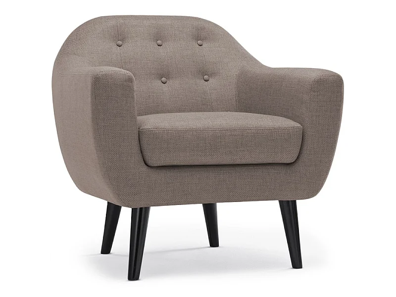 Fauteuil Design "Chestwick" 86cm Taupe