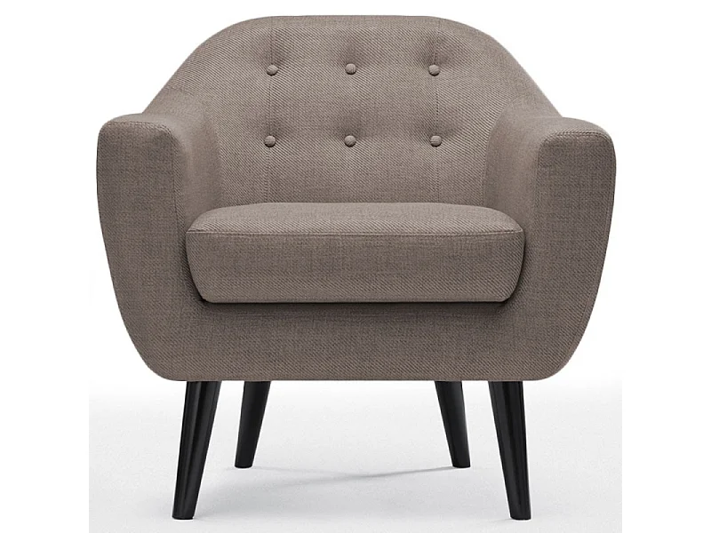 Fauteuil Design "Chestwick" 86cm Taupe