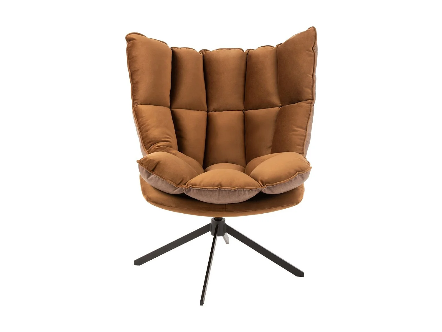 Fauteuil Design Avec Coussin "Relax" 92cm Marron