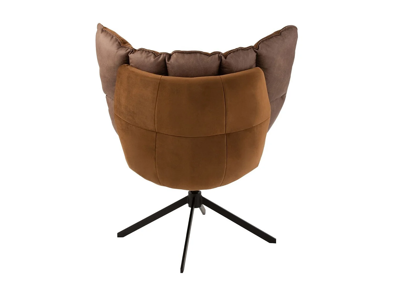 Fauteuil Design Avec Coussin "Relax" 92cm Marron