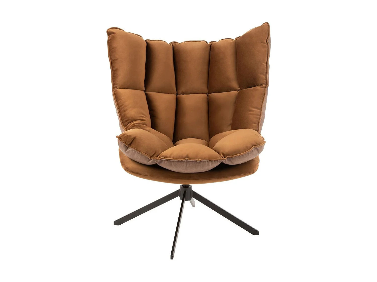 Fauteuil Design Avec Coussin "Relax" 92cm Marron