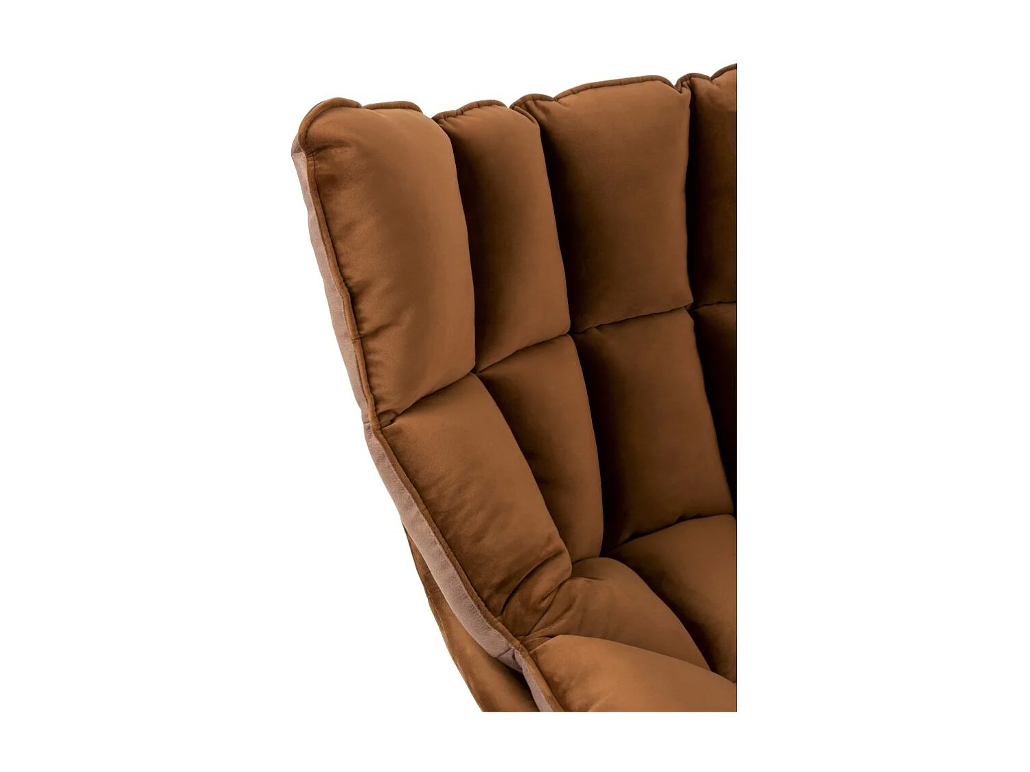 Fauteuil Design Avec Coussin "Relax" 92cm Marron