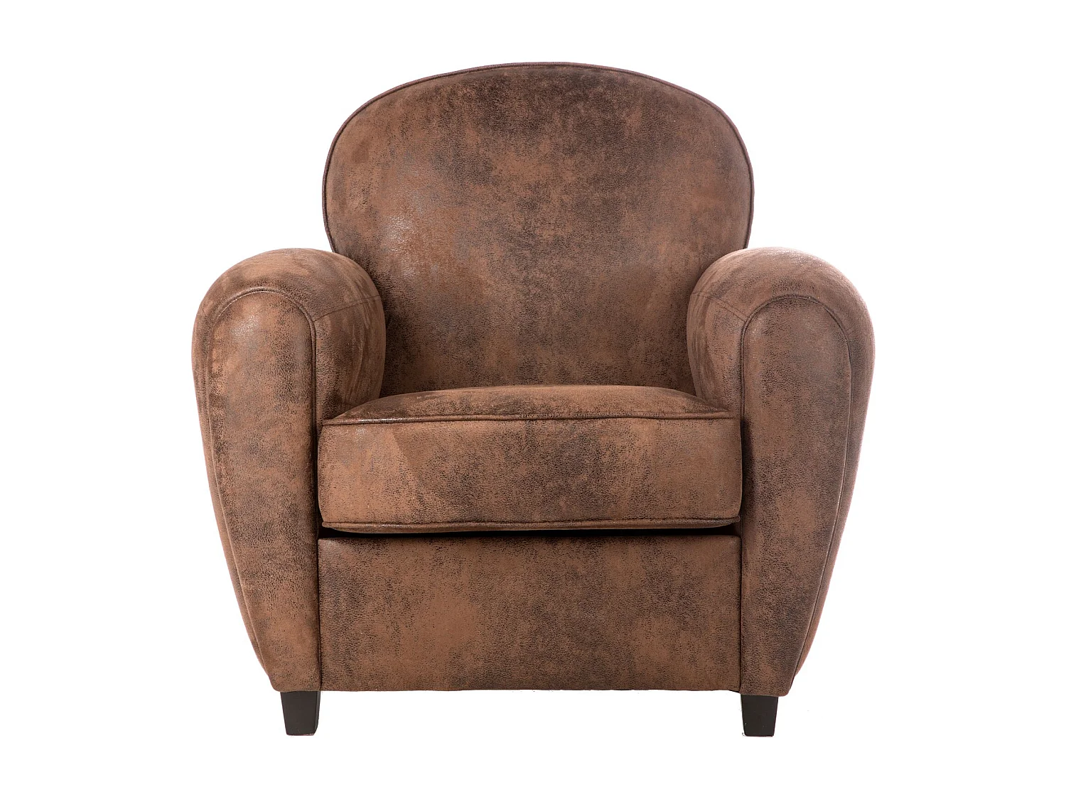 Fauteuil Club Stanis - Marron