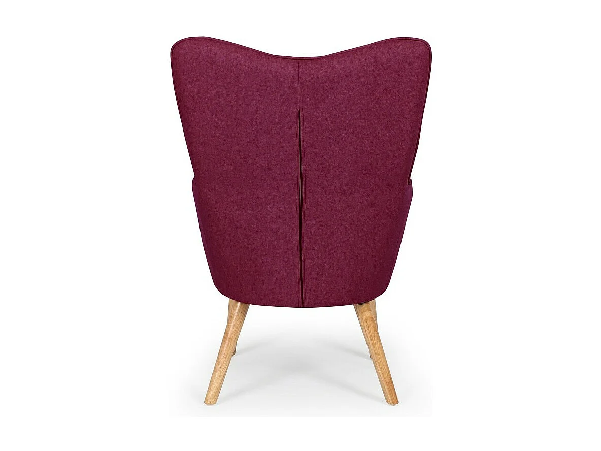 Fauteuil Scandinave "Aimee" 67cm Violet