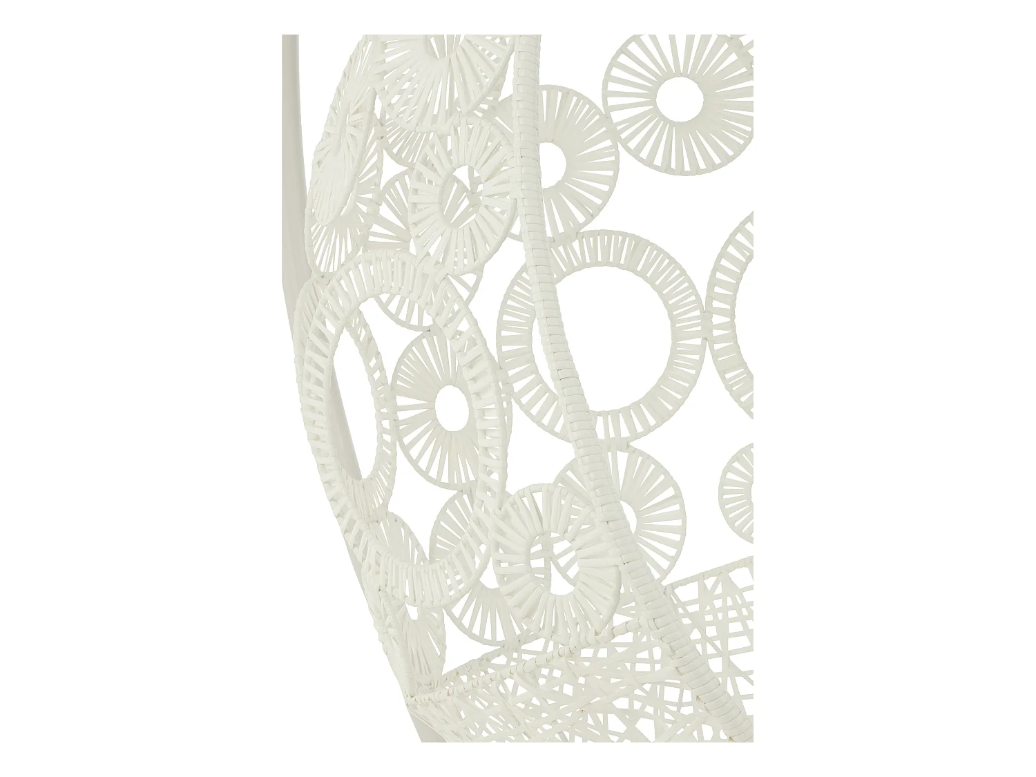 Fauteuil Suspendu & Coussin "Bula" 197cm Blanc