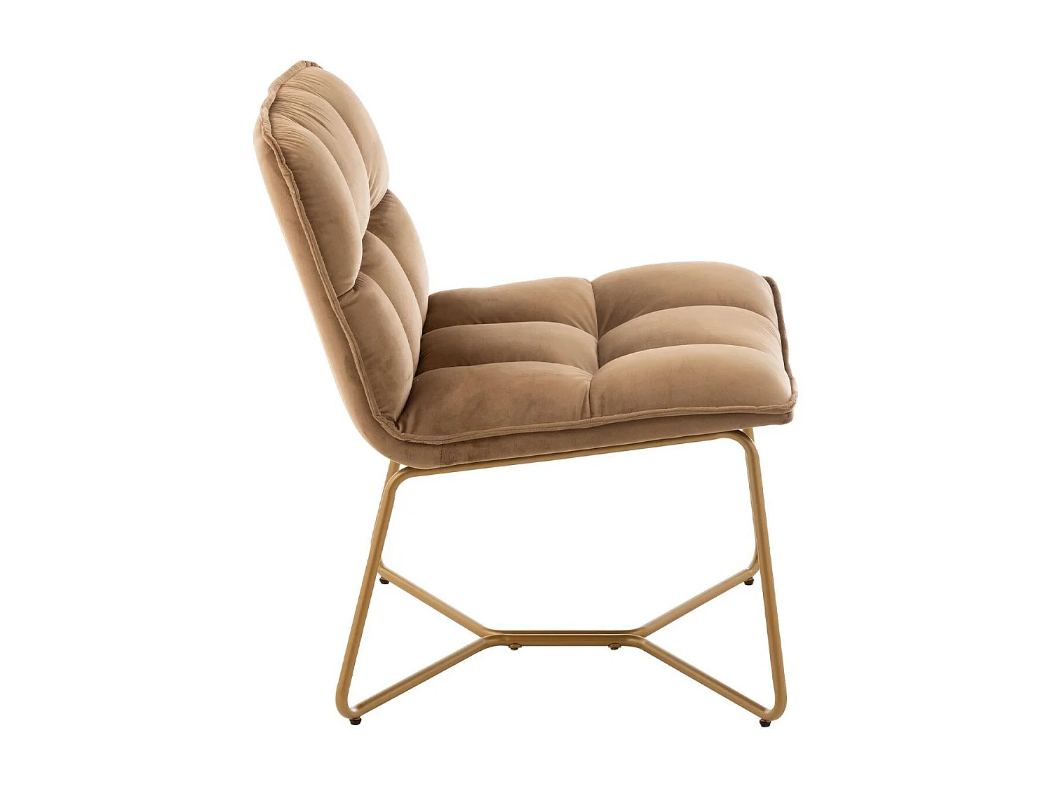Fauteuil Lounge Design "Pierre" 85cm Marron
