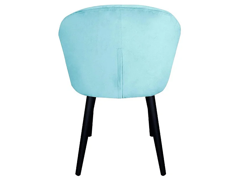 Fauteuil Design en Velours "Glany" 81cm Menthe