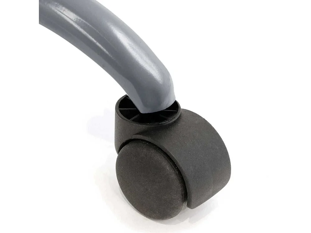 Chaise A Roulettes Kiruna Gris - Lot De 2 Gris