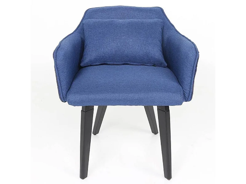 Fauteuil en Tissu à Sequins "Soyo" 81cm Bleu