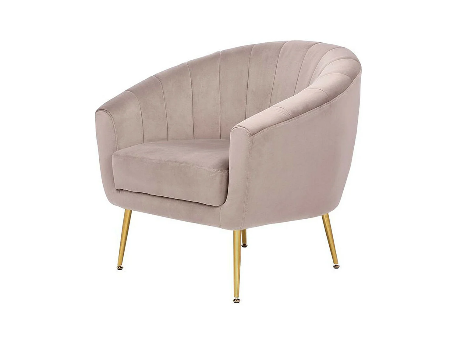 Fauteuil Design "Doreen" 88cm Taupe