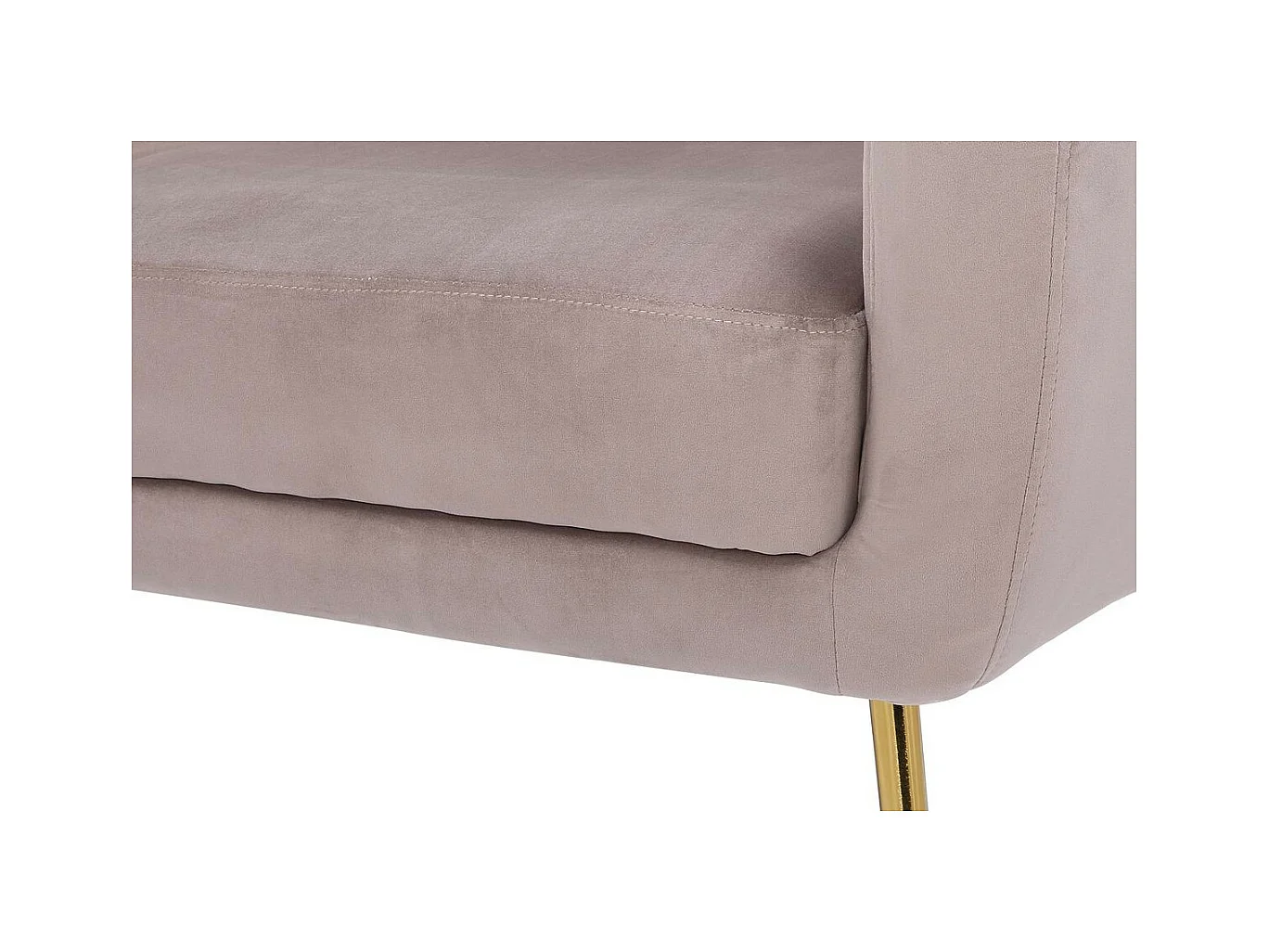 Fauteuil Design "Doreen" 88cm Taupe
