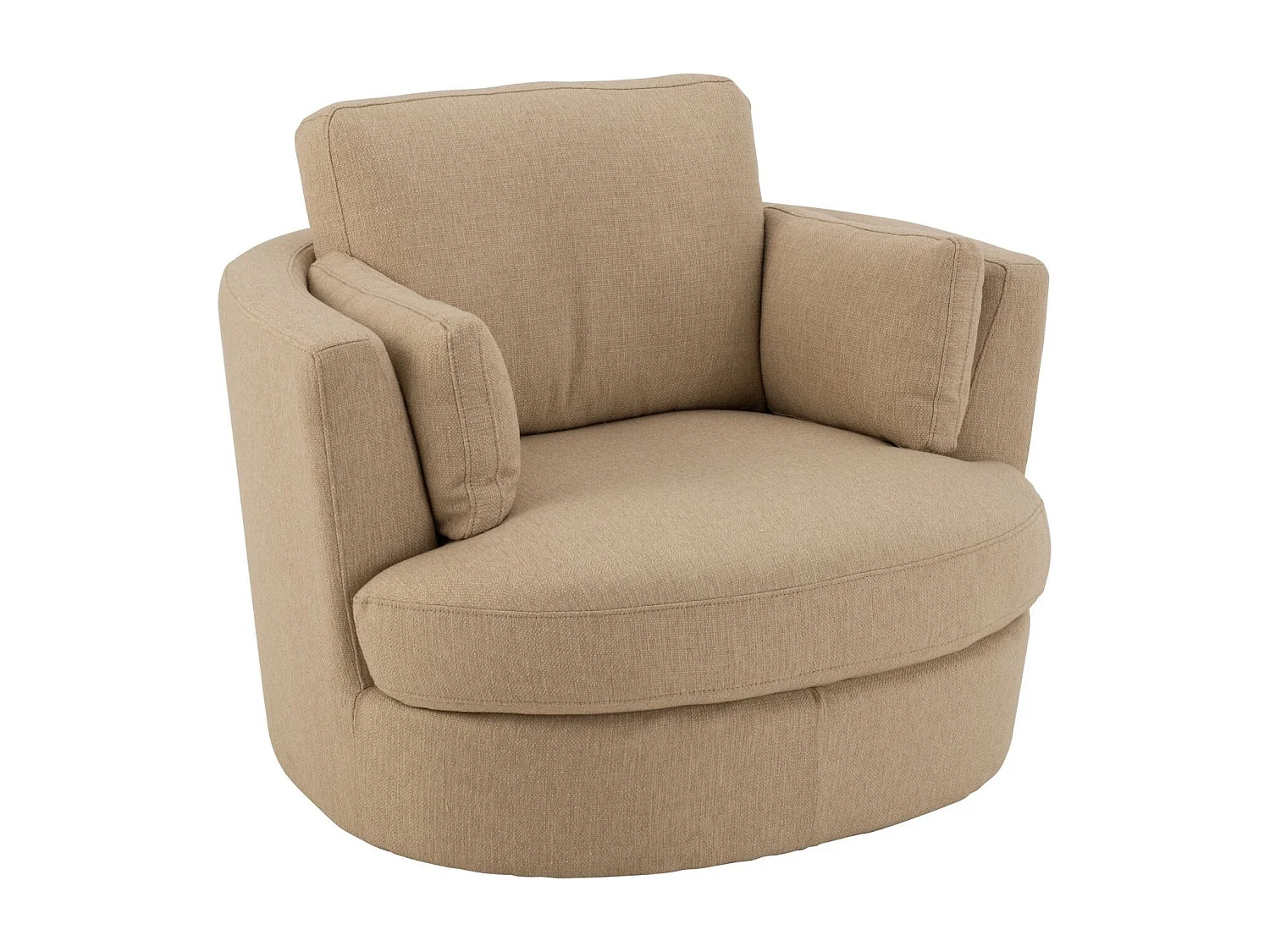 Fauteuil Pivotant "Swiv" 109cm Beige