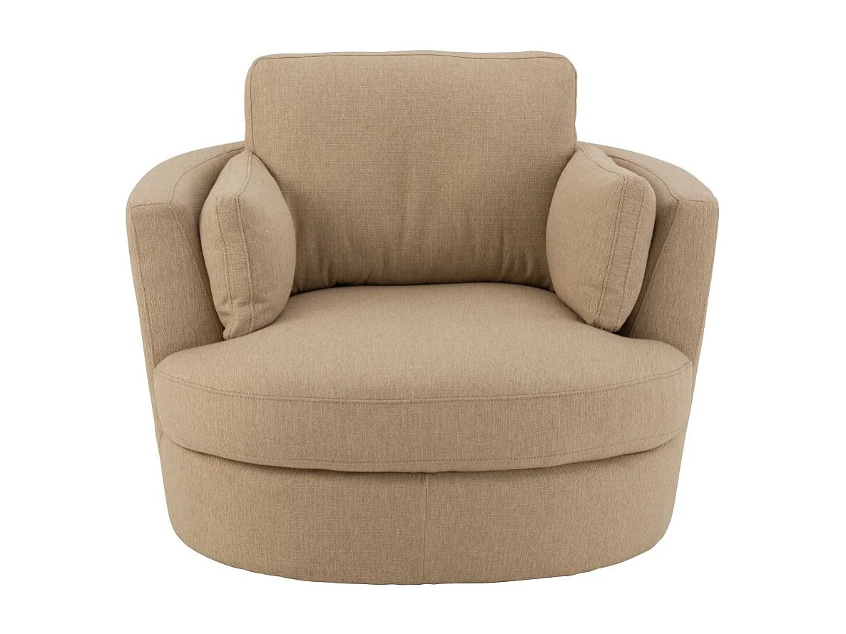 Fauteuil Pivotant "Swiv" 109cm Beige