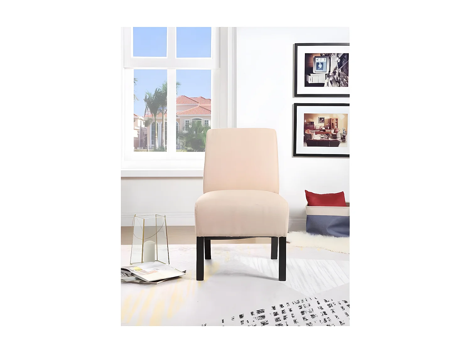Fauteuil Design "Belt IV" 83cm Beige