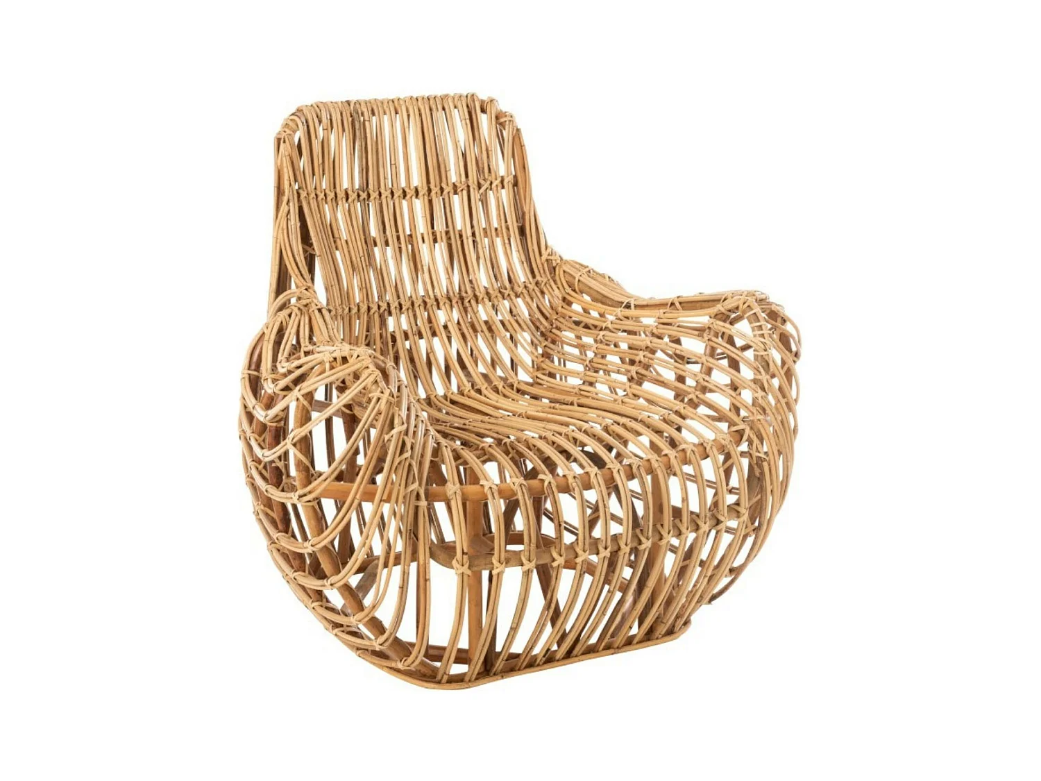 Fauteuil en Rotin Design "Ana" 100cm Naturel