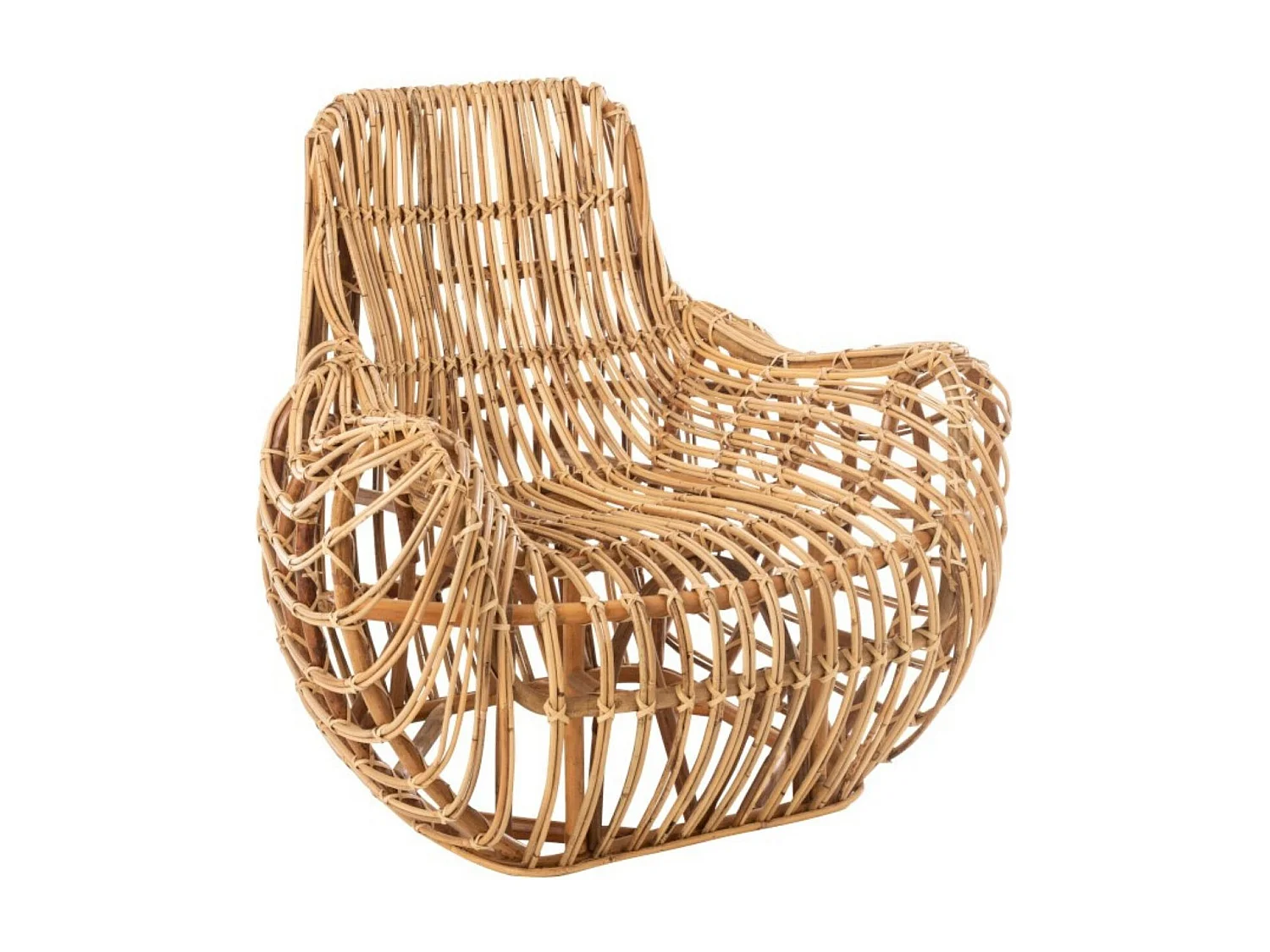 Fauteuil en Rotin Design "Ana" 100cm Naturel