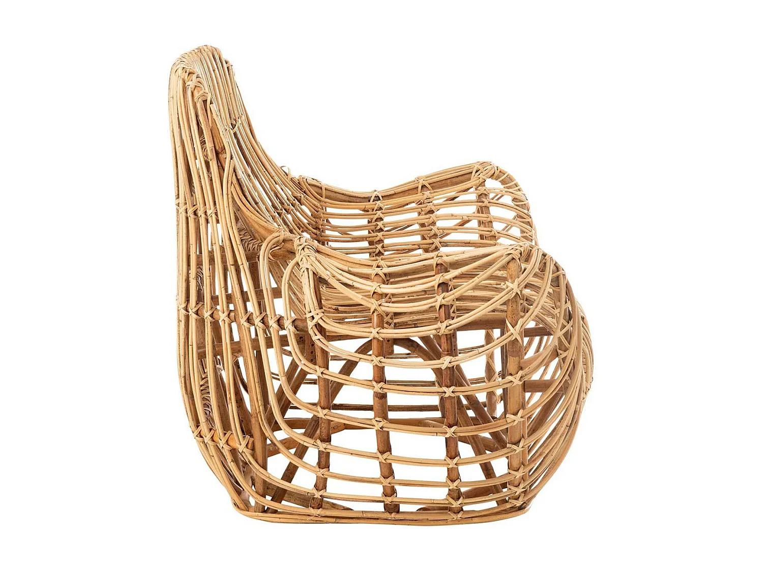 Fauteuil en Rotin Design "Ana" 100cm Naturel