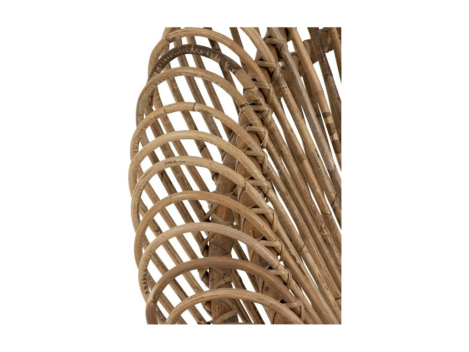 Fauteuil Design & Coussin "Vivi" 104cm Naturel