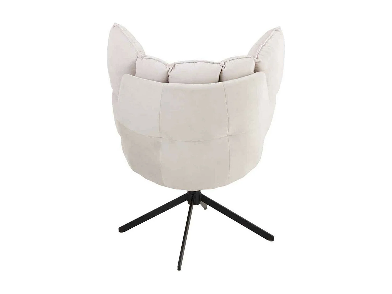 Fauteuil Relax sur Pied "Coussin" 92cm Beige