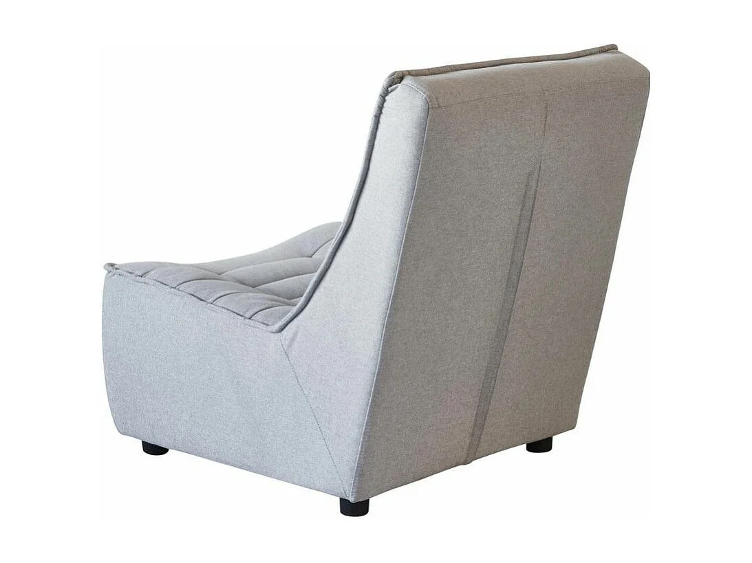 Fauteuil Design "Calima" 90cm Gris Clair