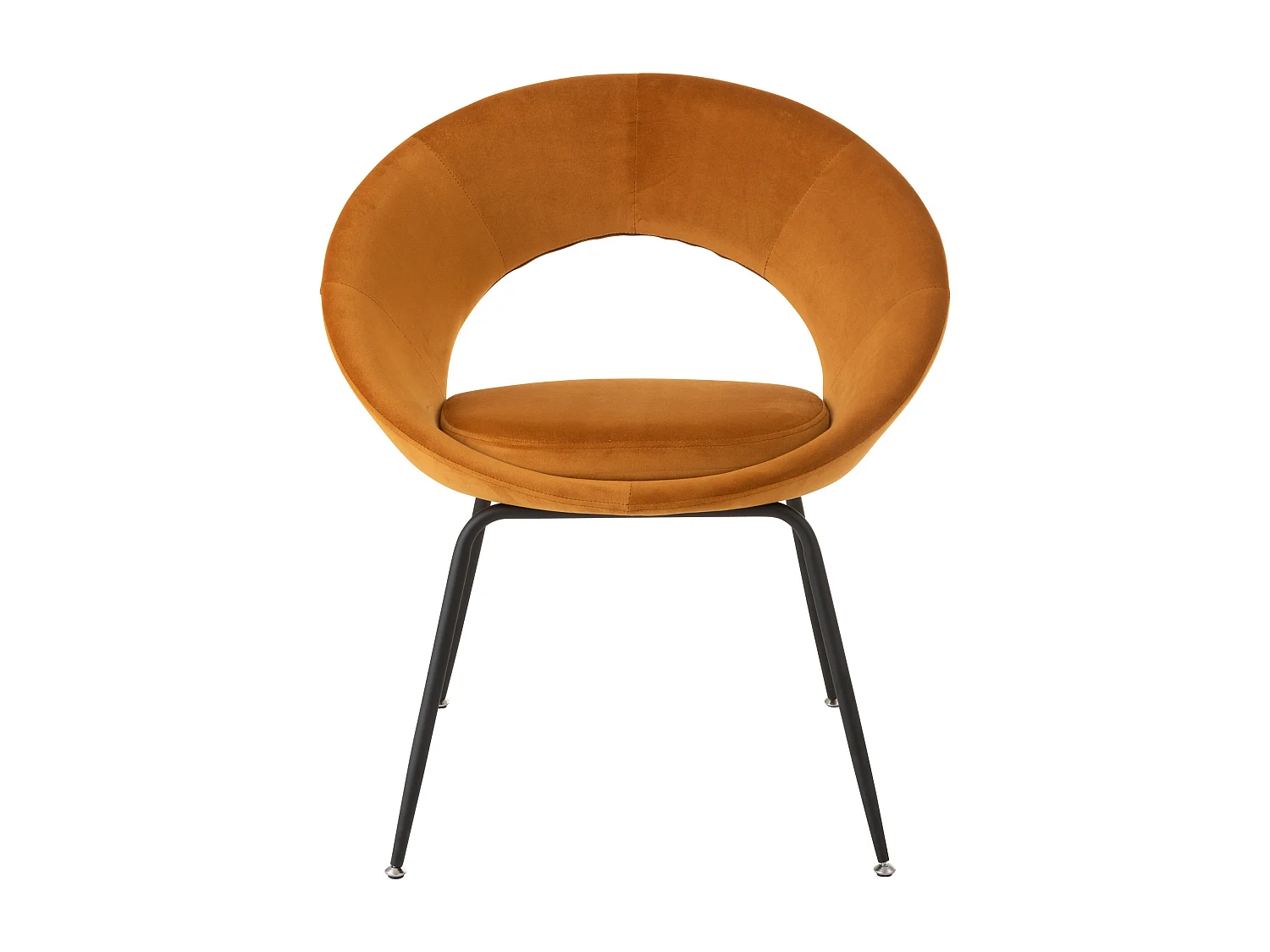 Fauteuil Design "Trouma" 78cm Ocre