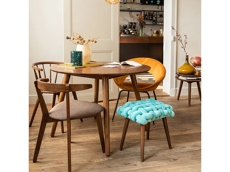 Fauteuil Design "Trouma" 78cm Ocre