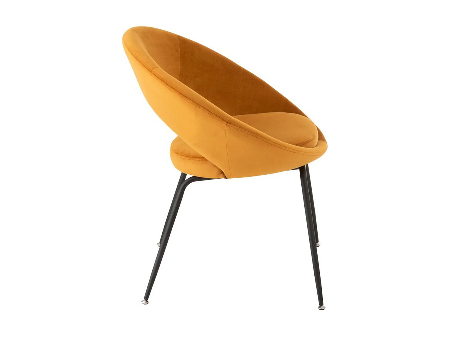 Fauteuil Design "Trouma" 78cm Ocre