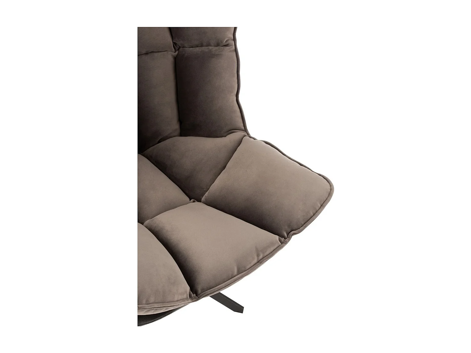 Fauteuil Design Avec Coussin "Relax" 92cm Gris