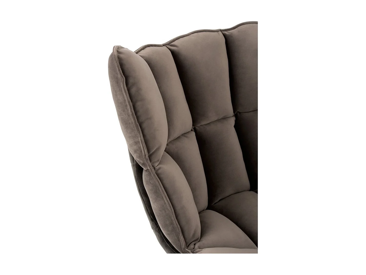 Fauteuil Design Avec Coussin "Relax" 92cm Gris