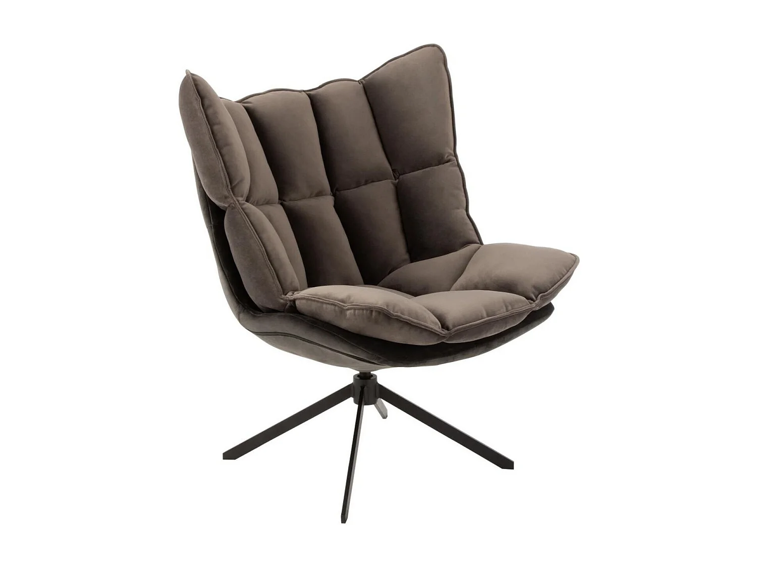 Fauteuil Design Avec Coussin "Relax" 92cm Gris
