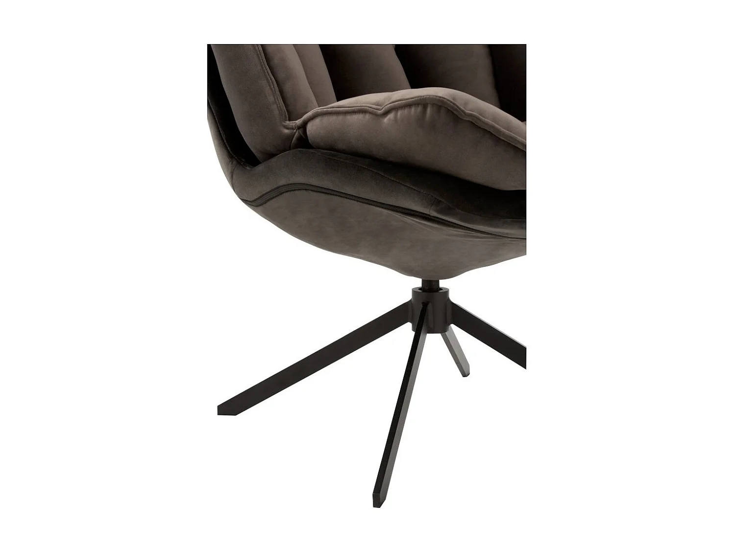 Fauteuil Design Avec Coussin "Relax" 92cm Gris