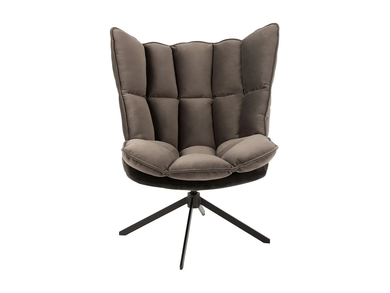 Fauteuil Design Avec Coussin "Relax" 92cm Gris