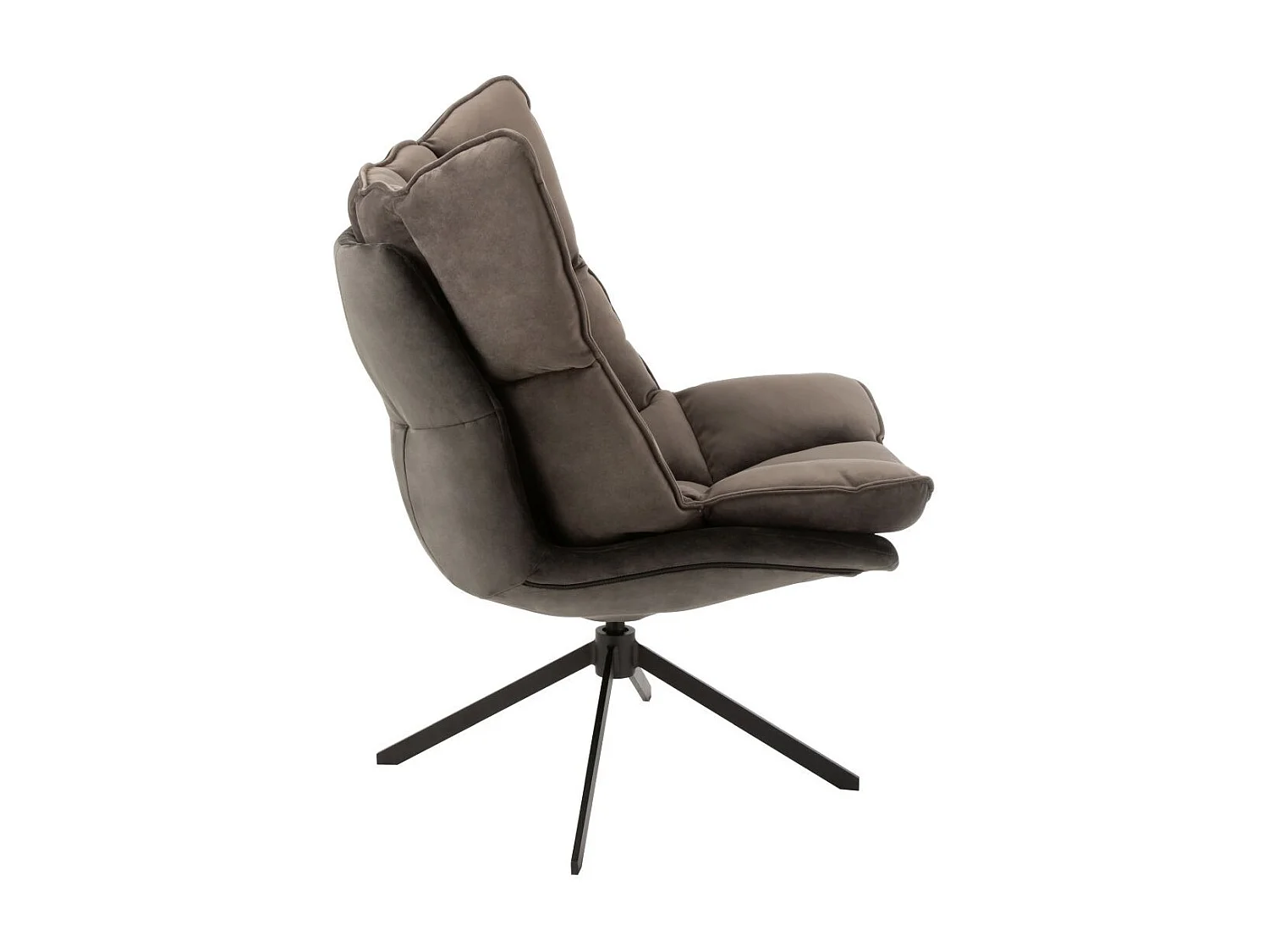 Fauteuil Design Avec Coussin "Relax" 92cm Gris