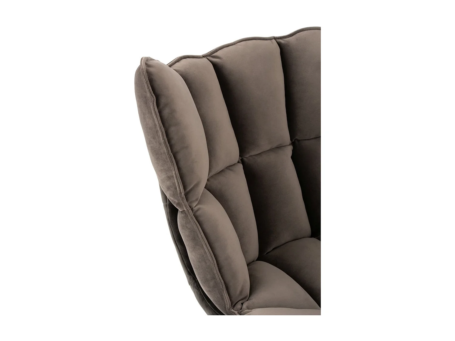 Fauteuil Design Avec Coussin "Relax" 92cm Gris