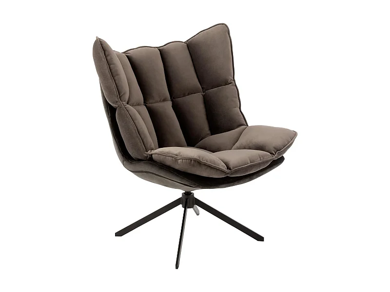 Fauteuil Design Avec Coussin "Relax" 92cm Gris