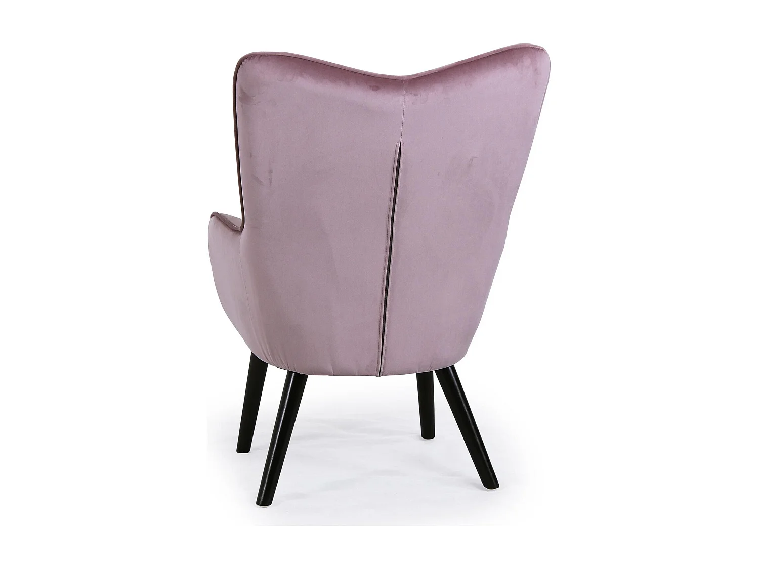 Fauteuil Scandinave Velours "Vianey" 100cm Rose