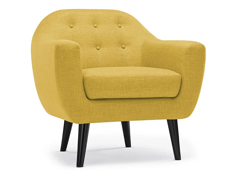 Fauteuil Design "Chestwick" 86cm Jaune