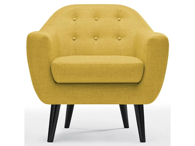Fauteuil Design "Chestwick" 86cm Jaune