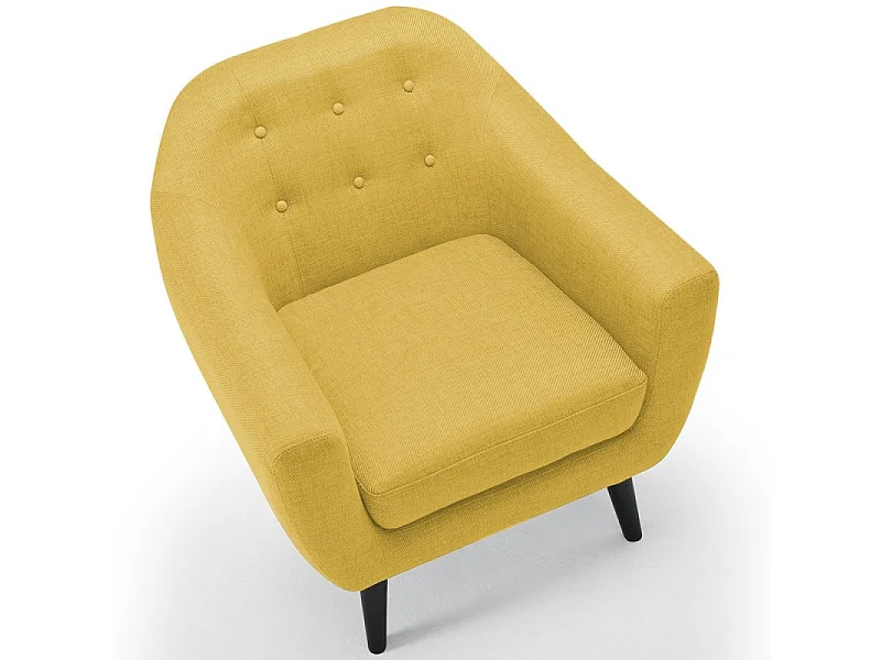 Fauteuil Design "Chestwick" 86cm Jaune