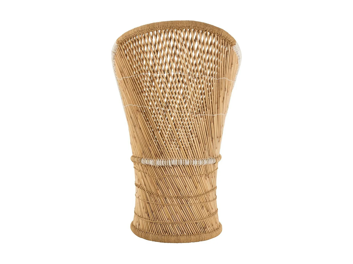 Fauteuil Design en Bambou "Smocla" 150cm Naturel