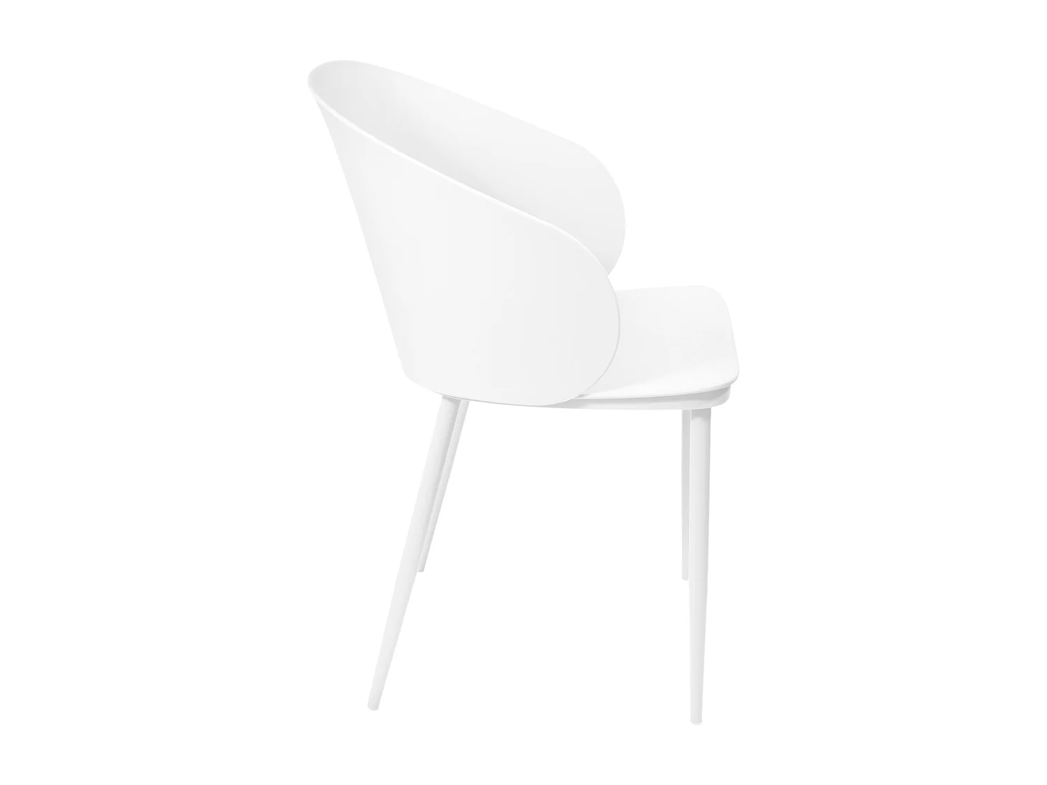 Fauteuil Alison Blanc - Lot De 4