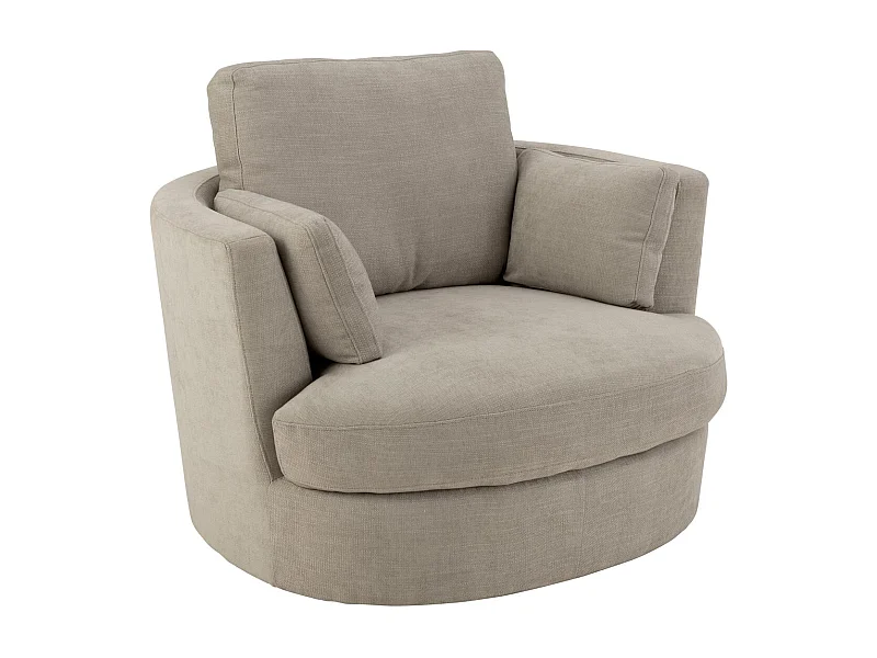 Fauteuil Pivotant "Swiv" 109cm Gris
