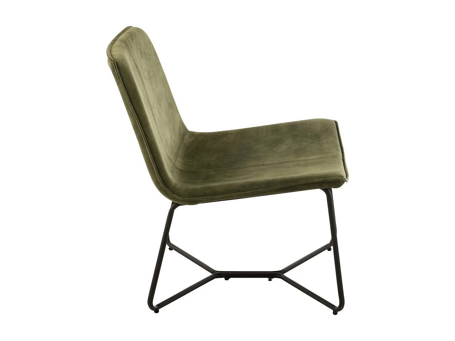 Fauteuil Lounge Design "Isabel" 76cm Vert