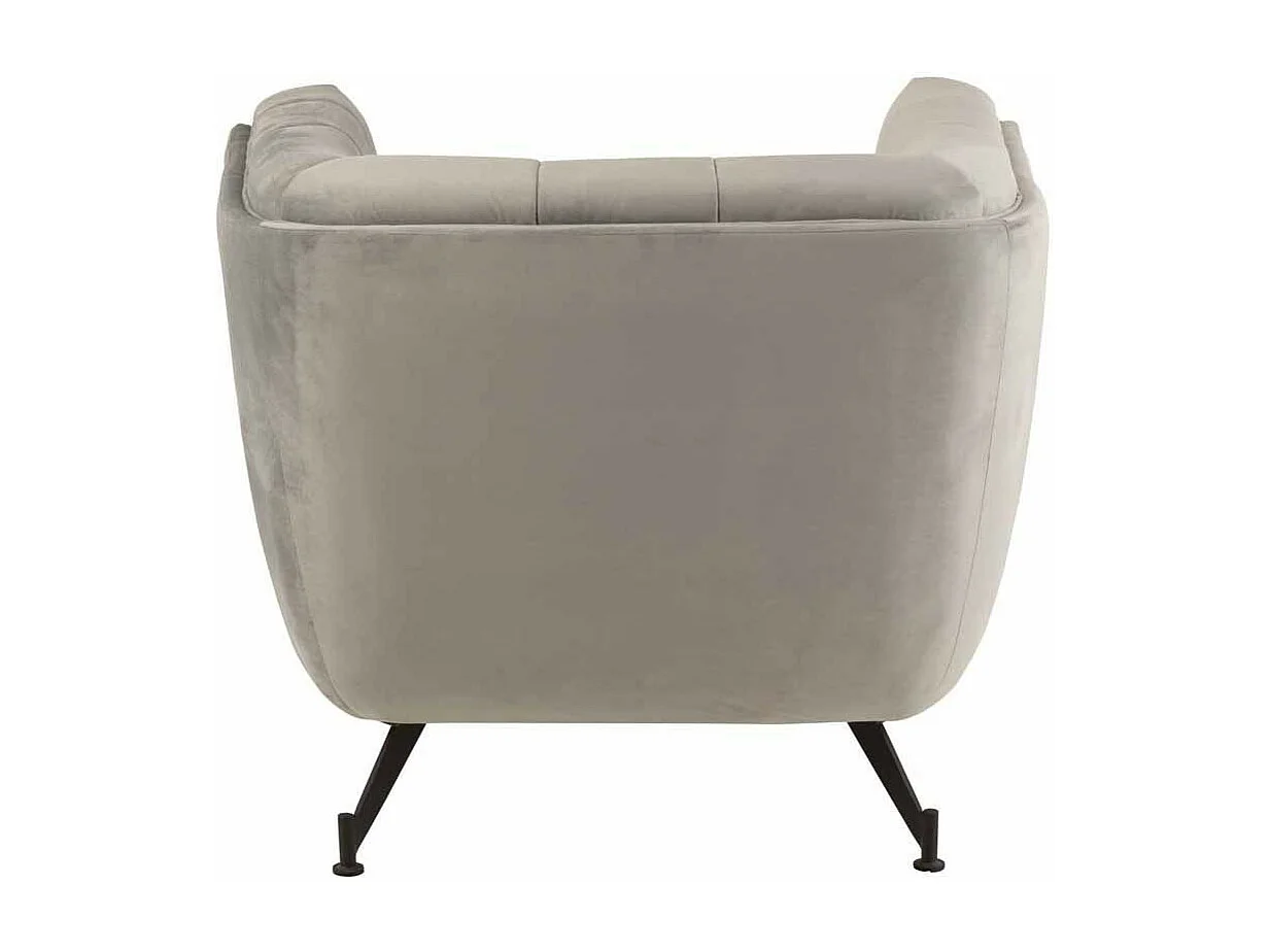 Fauteuil Lounge Design "Conforad" 95cm Gris Clair