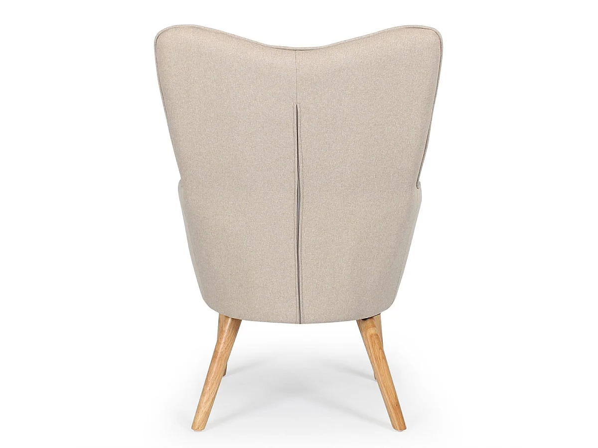 Skandinavischer Sessel "Aimee" Beige Bequem und Elegant