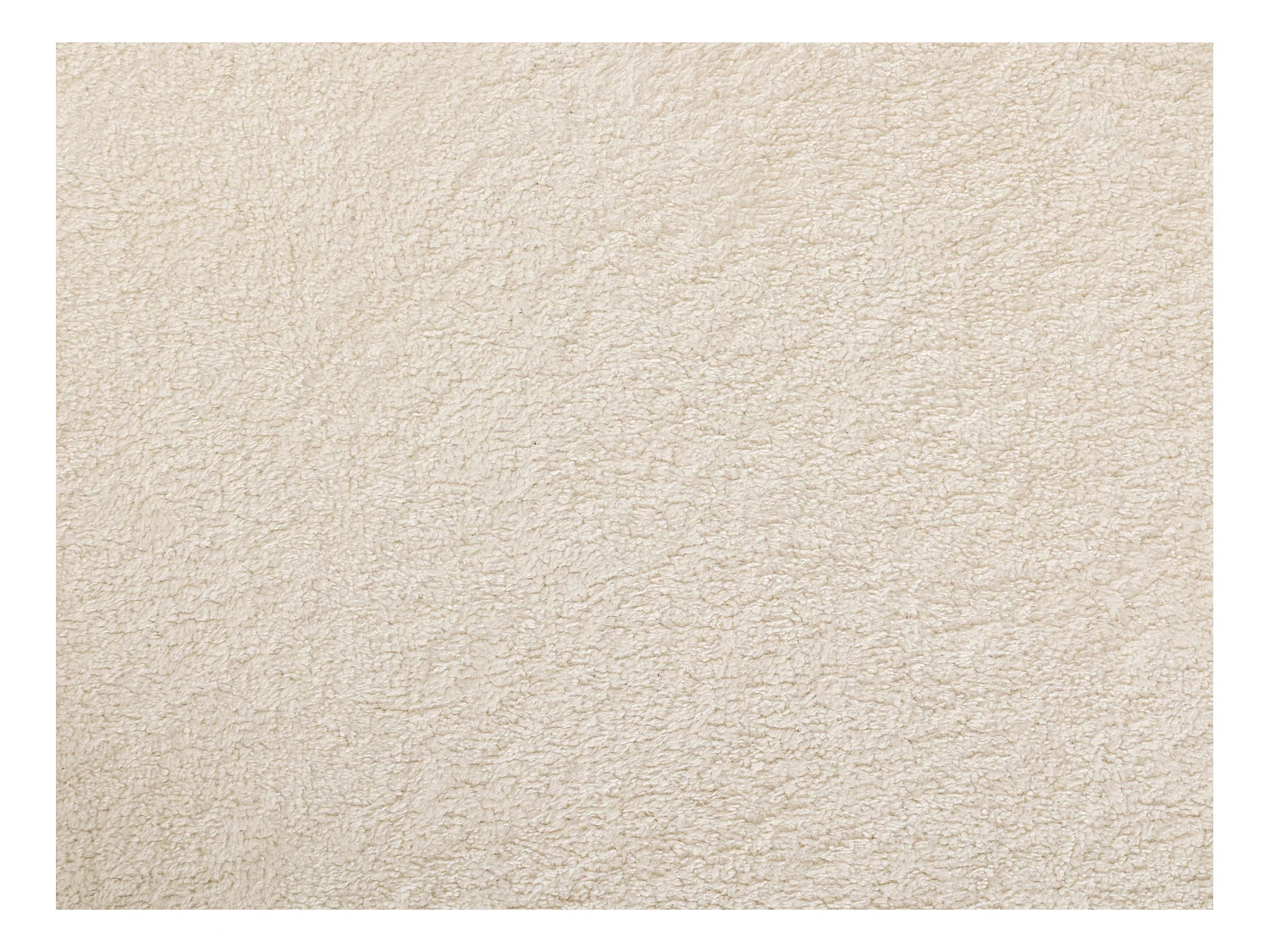 Chaise en tissu bouclette et métal doré - Blanc - BURBAN